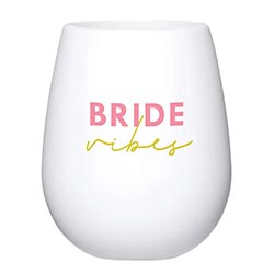 Bride Vibes Silicone Wine Glass